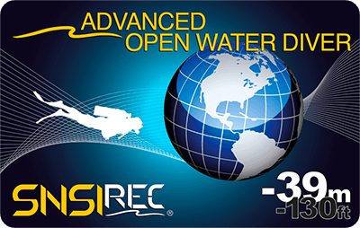 Brevetto SNSI Advanced Open Water Diver